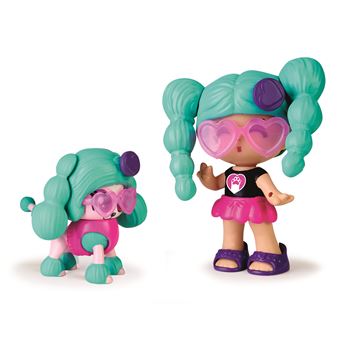 Poupée Pinypon Blister 4 figurines My Puppy and me