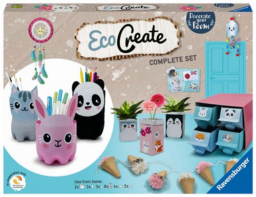 Kit Créatif Ravensburger Ecocreate Maxi Décore Ta Chambre
