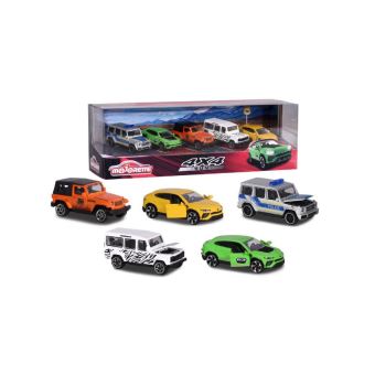 Coffret 5 véhicules Majorette 4 x 4 SUV