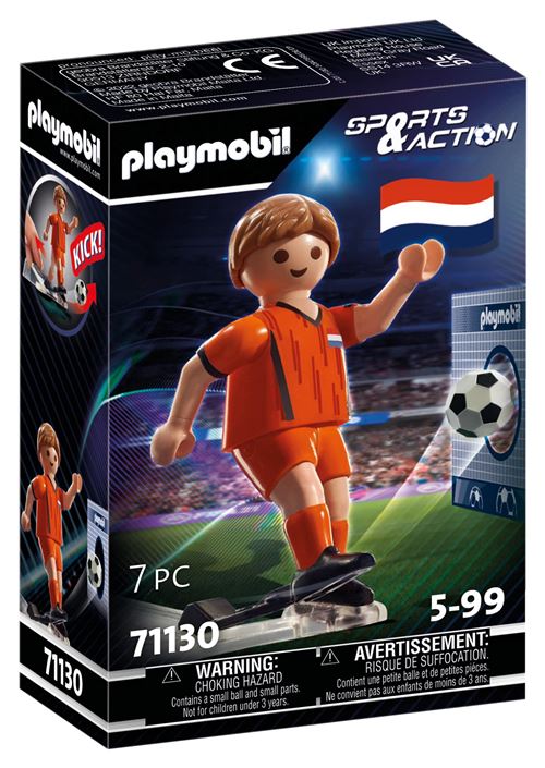 Playmobil 71130 Joueur De Football Néerlandais