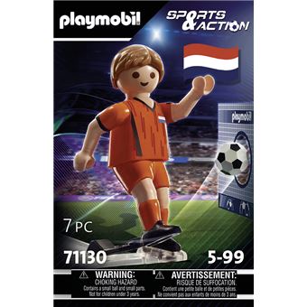 Playmobil 71130 Joueur de football Néerlandais