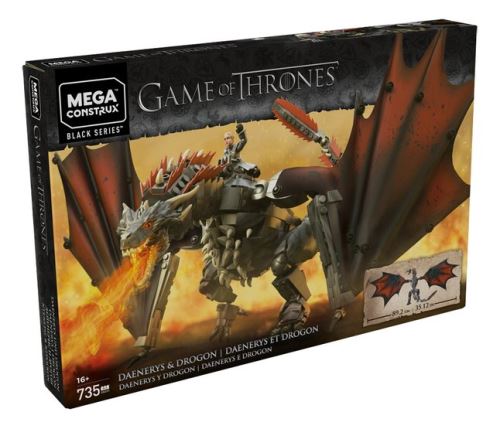 Jeu de construction Mega Bloks Game of thrones Daenerys et Drogon