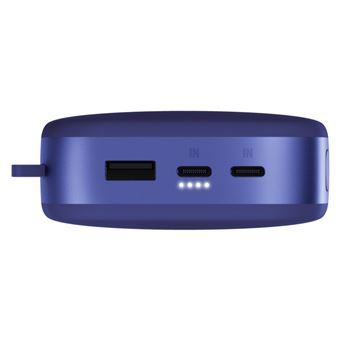 POWERBANK 24000MAH Batterie rechargeable de poche - True Blue - 2PB24100TB.Charge ultra rapide avec 20W Power DeliveryChargez jusqu''a 50% en 30min. 6 fonctions de securite. Approuvee par les compagnies aeriennes. Charge votre telephone 8 fois.