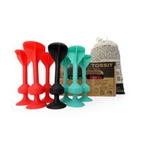 Jeu d'adresse Gigamic Tossit Rouge et Cyan