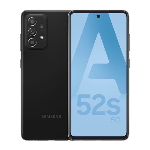 Smartphone Samsung Galaxy A52s 6.5"" Double SIM 5G 128 Go Noir État correct - Samsung reconditionné disponible sur Fnac