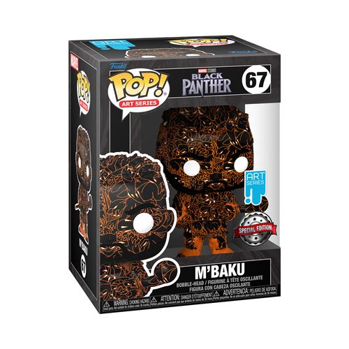 Figurine Funko Pop Artist Series Panther Baku Neuf - vue 5