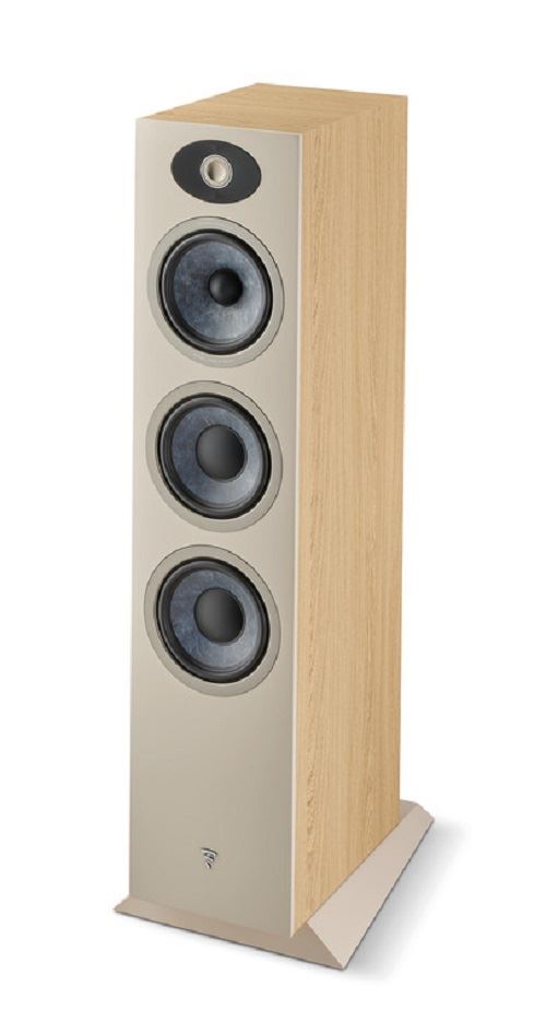 Enceinte Colonne Focal Theva N3 Bois Clair Vendue À L'Unité