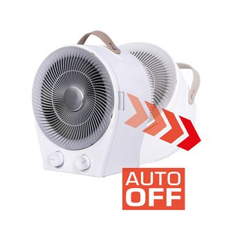 Chauffage Koenig Radiateur Salerno 2000 W Blanc et gris