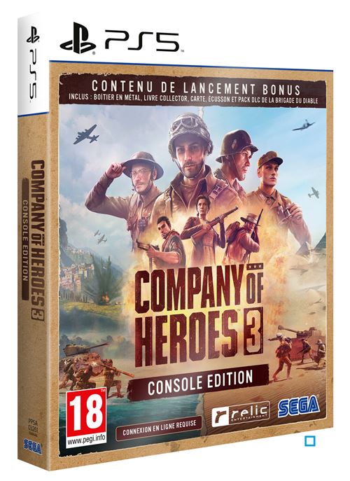 Pochette avant du jeu Company Of Heroes 3 Console Edition PS5