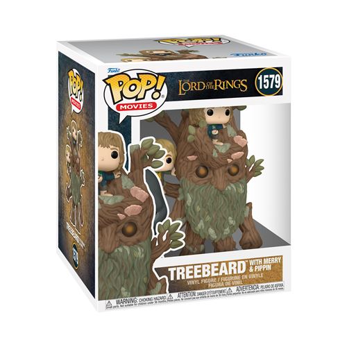Funko Pop! Super: LOTR - Pippin Took - Treebeard con Mary & Pip - Señor de los Anillos - Figura de Vinilo - Edición Coleccionista