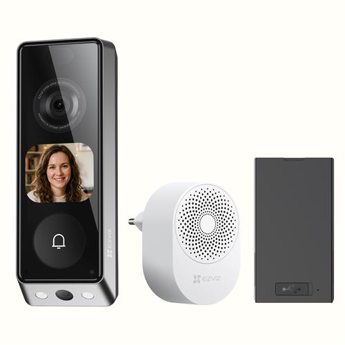 Ezviz Kit sonnette vidéo connectée EP8 Ultra Extérieur