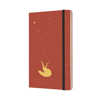 Carnet Moleskine Grand Format à pages blanches Le Petit Prince Édition Limitée Orange