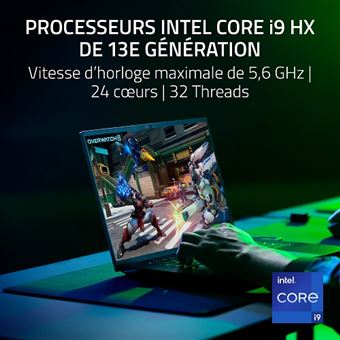 PC portable gaming Razer Blade 18" Intel Core i9-13950HX 16 Go RAM 1 To SSD Noir