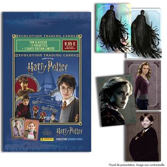 Jeu de cartes Panini Harry Potter Evolution Trading cards Starter Pack Modèle aléatoire