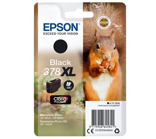 Cartouche d'encre Epson Ecureuil 378 Noire XL