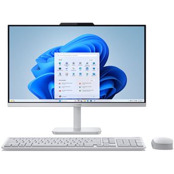 PC tout-en-un Lenovo A100 23,8" Intel® Core™ i3 16 Go RAM 512 Go SSD Gris nuage - 1