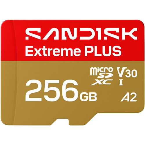 Carte mémoire microSDXC SanDisk Extreme PLUS UHS I