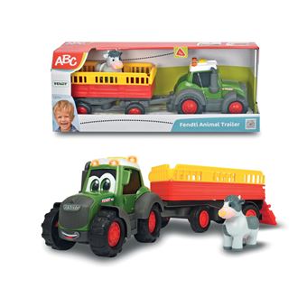 Véhicule Dickie ABC Tracteur Fendt avec remorque 30 cm