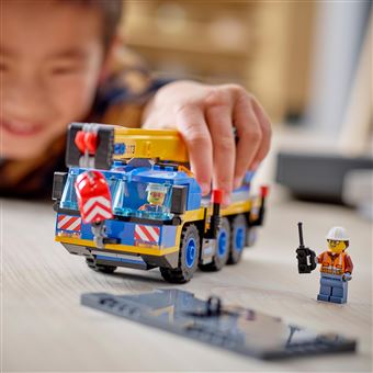 LEGO® 60324 City Great Vehicles La Grue Mobile Set de Véhicules de