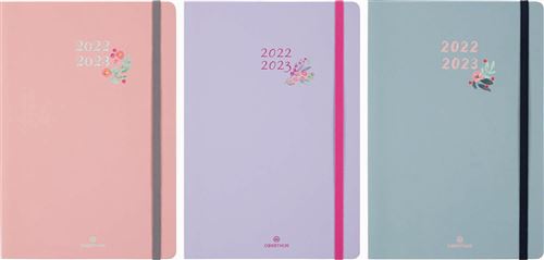 Agenda scolaire semainier Oberthur 15 Tivoli 3D 2022 2023 Modèle aléatoire