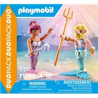 Playmobil Duo Pack 71799 Sirène et Triton avec sceptre et trident