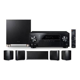 Pack Pioneer Amplificateur Home Cinéma HTP-074 5.1 Noir + Enceintes S-12A Noir - 1