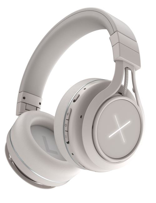 Casque audio Bluetooth sans fil Kigo Xenon BT ANC Argent
