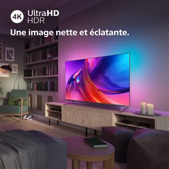 Philips The One 85PUS8808 - Classe de diagonale 85" 8800 Series TV LCD rétro-éclairée par LED - Smart TV - Android TV - 4K UHD (2160p) 3840 x 2160 - HDR