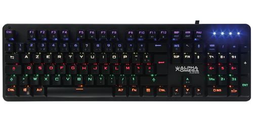 Clavier Gaming mécanique Alpha Omega Players Falcon C49 Noir
