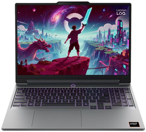 gaming LOQ 15AHP11 15 3 WUXGA 165 Hz AMD Ryzen AI 7 RAM SSD Nvidia GeForce RTX 5050 - vue 3