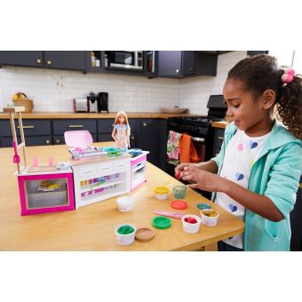 Playset Barbie Cuisine a Modeler Accessoire poupee a la Fnac