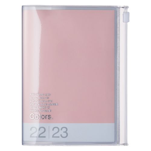Agenda scolaire Mark's Colors 2022 2023 A6 Rose