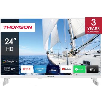 TV LED Thomson 24HG2S14CW 60 cm HD 2024 Blanc