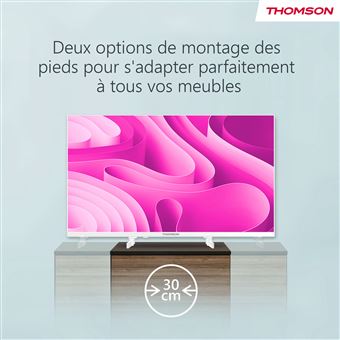TV LED Thomson 24HG2S14CW 60 cm HD 2024 Blanc