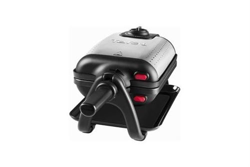 TEFAL  Gaufrier 4 en 1 Noir/Inox gaufr&eacute;