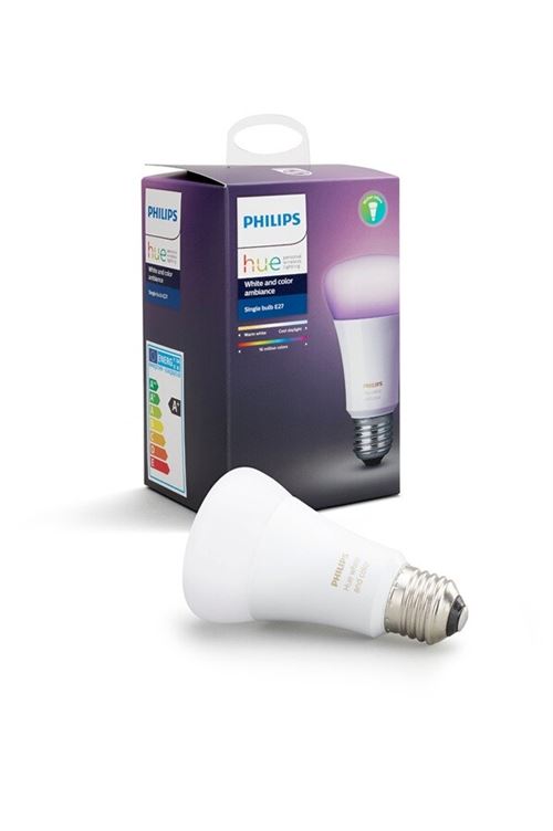 Ampoule connectée Philips Hue White Color E27 A19 10W