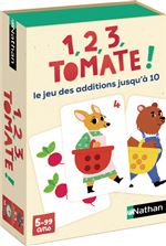 Jeu de cartes Nathan 1 2 3 Tomate