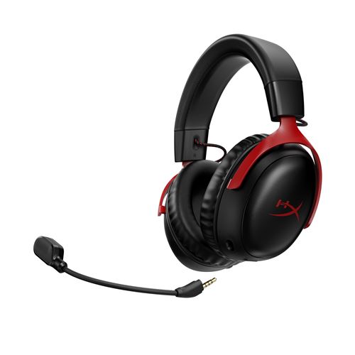 Casque PC Gaming sans fil HyperX Cloud III Noir et Rouge