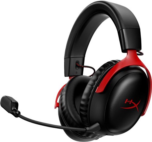 Casque PC Gaming sans fil HyperX Cloud III Noir et Rouge