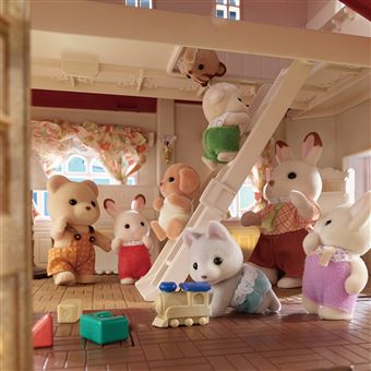 Figurines Sylvanian Families La grande maison éclairée et sa pièce secrète