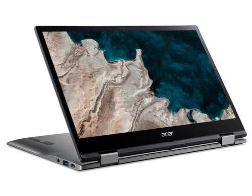 Chromebook Acer Spin 513 CP513-1H 13.3 Ecran Tactile Qualcomm Snapdragon 7180c Lite 8 Go RAM 64 Go eMMC Argent pur