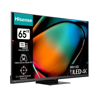 液晶テレビ　Hisense 65U8K TV QLED Mini LED Hisense 65U8KQ 165 cm 4K UHD Smart TV Gris