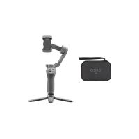 Pack Stabilisateur DJI Osmo Mobile 3 Gris pour smartphone + Poignée trépied + Coffret de transport