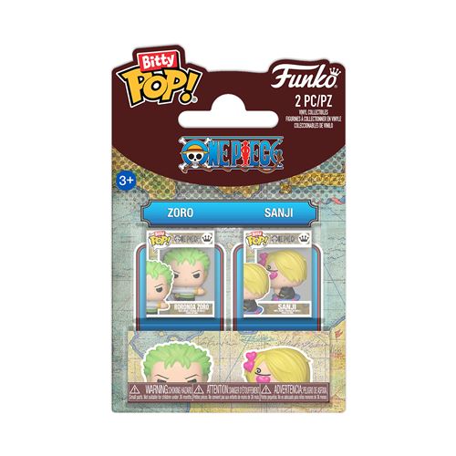 One Piece Figurines Bitty POP! Zoro & Sanji 2 cm - vue 2