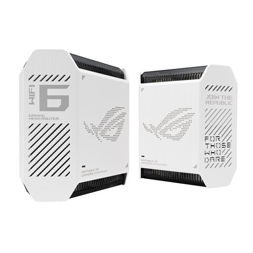 Asus Blanc Pack De 2 Routeurs Sans Fil Wifi Tri-Bande Rog Rapture Gt6