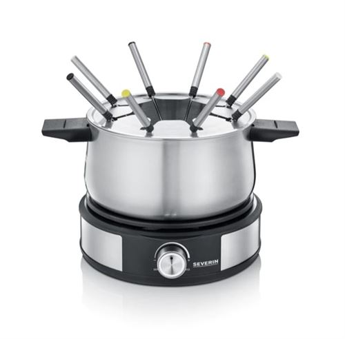 Severin Fo 2471 - Pot à Fondue/Crépière - 1.5 Kwatt - Noir