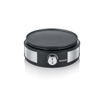 Fondue-crêpière Severin FO 2471 1500 W Argent et Noir