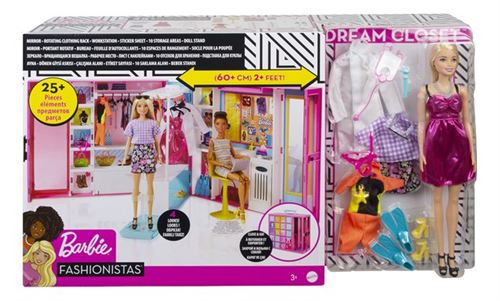 Mattel Barbie Fashionistas Dressing de rêve - Accessoire poupée