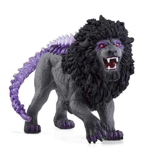 Schleich 42555 Lion des Ténèbres Noir et Mauve