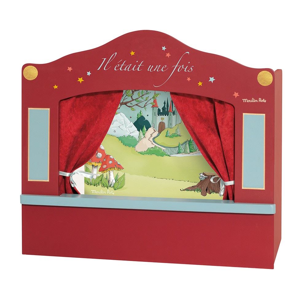 Petit th?�?�tre de marionnettes Moulin Roty Il ?�tait une fois Rouge - Jouet multim?�dia - Achat 